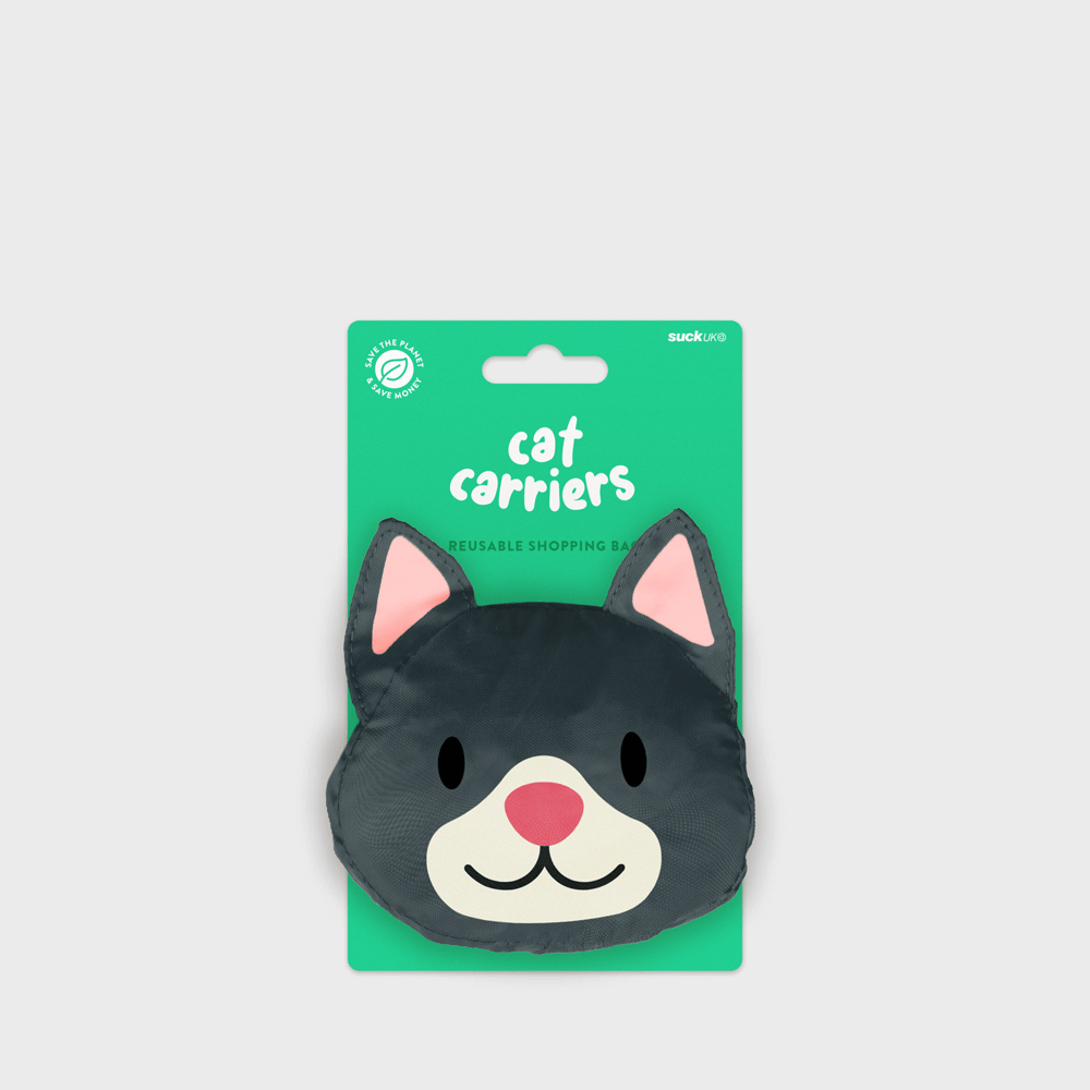 Sbam Design Shopping Bag pieghevole – cat In Vendita