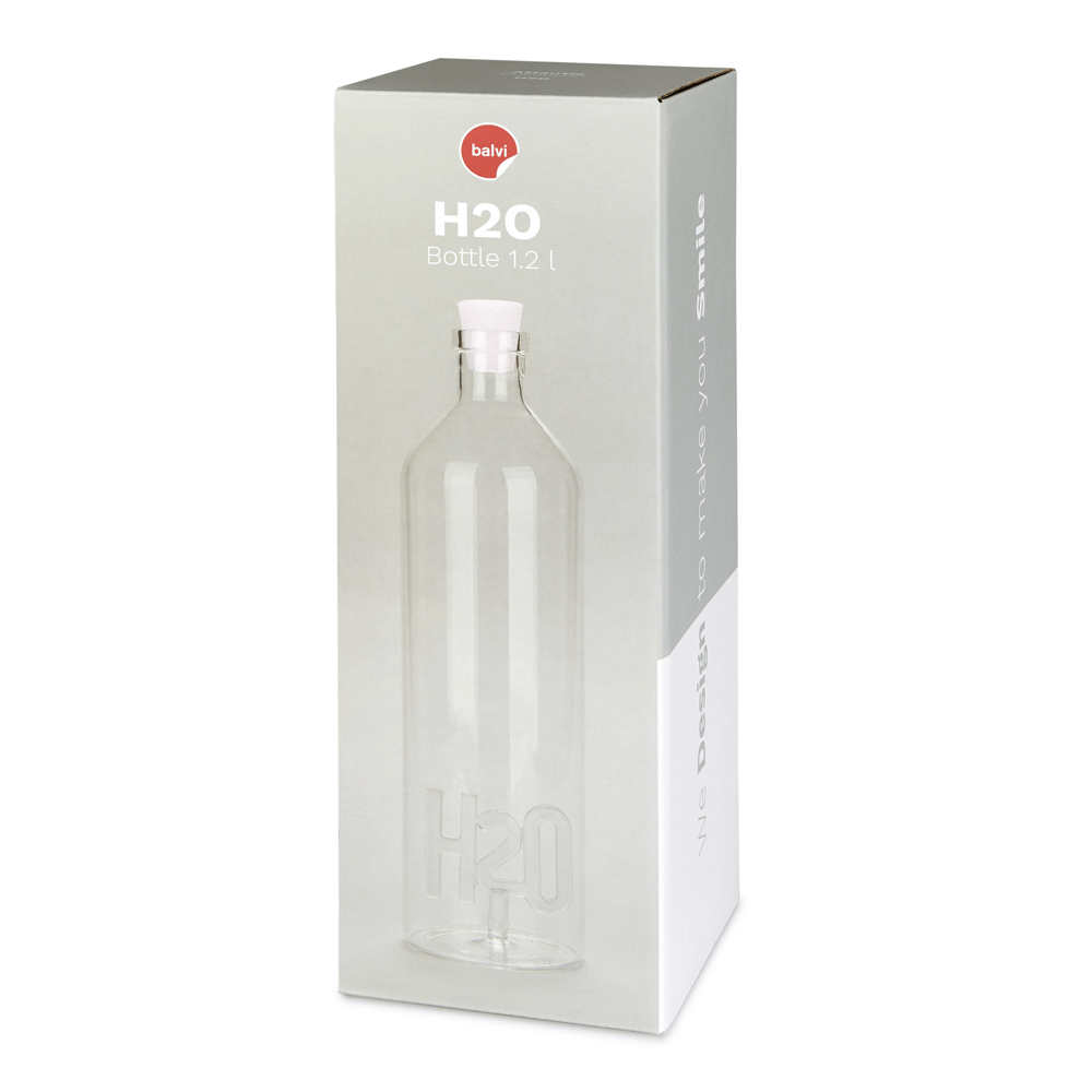 Sbam Design Bottiglia di vetro – H2O Italia