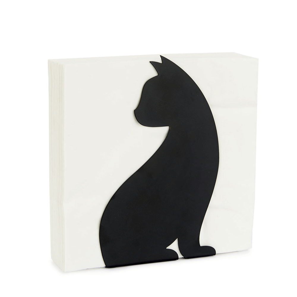 Sbam Design Portatovaglioli in metallo – Gatto Nuovo
