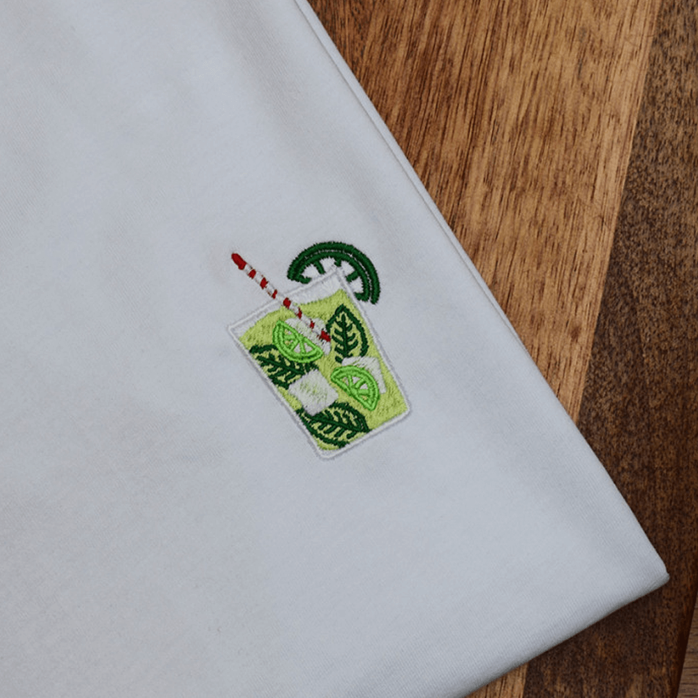 Sbam Design T-Shirt ricamata – Mojito Pezzi Unici