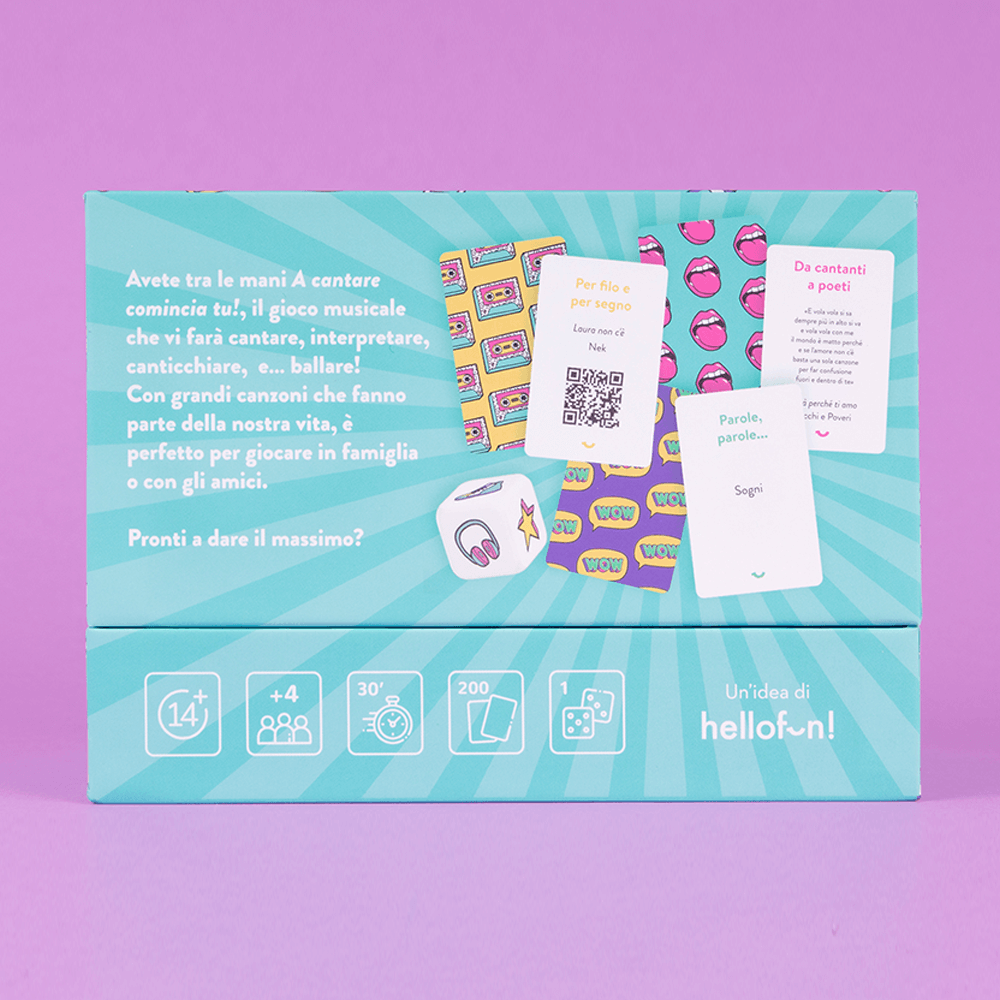 Sbam Design A cantare comincia tu – Gioco di Carte 14+ Fino Al -60%