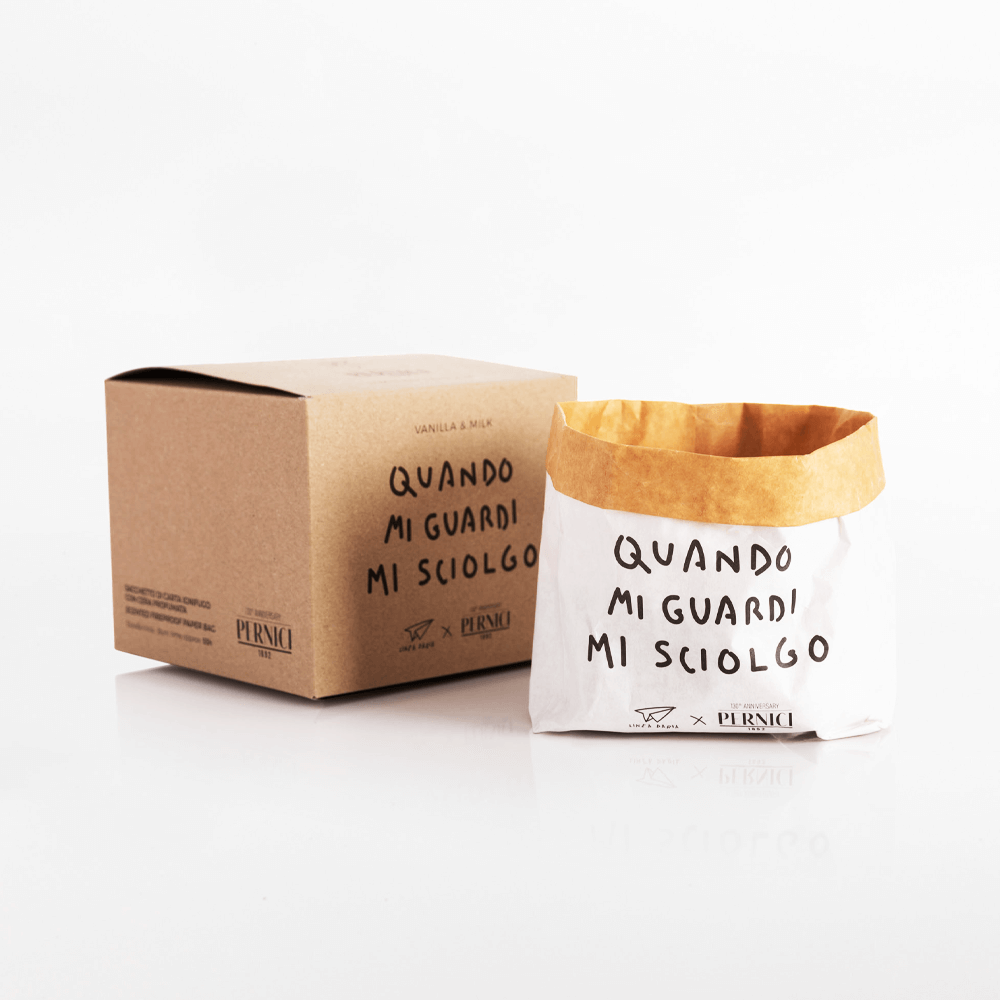Sbam Design Candela “Pensieri Stropicciati” – Vanilla & Milk Offerta