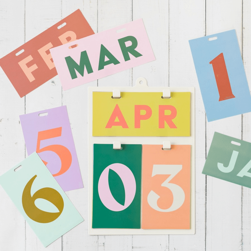 Sbam Design Calendario perpetuo da parete Moda