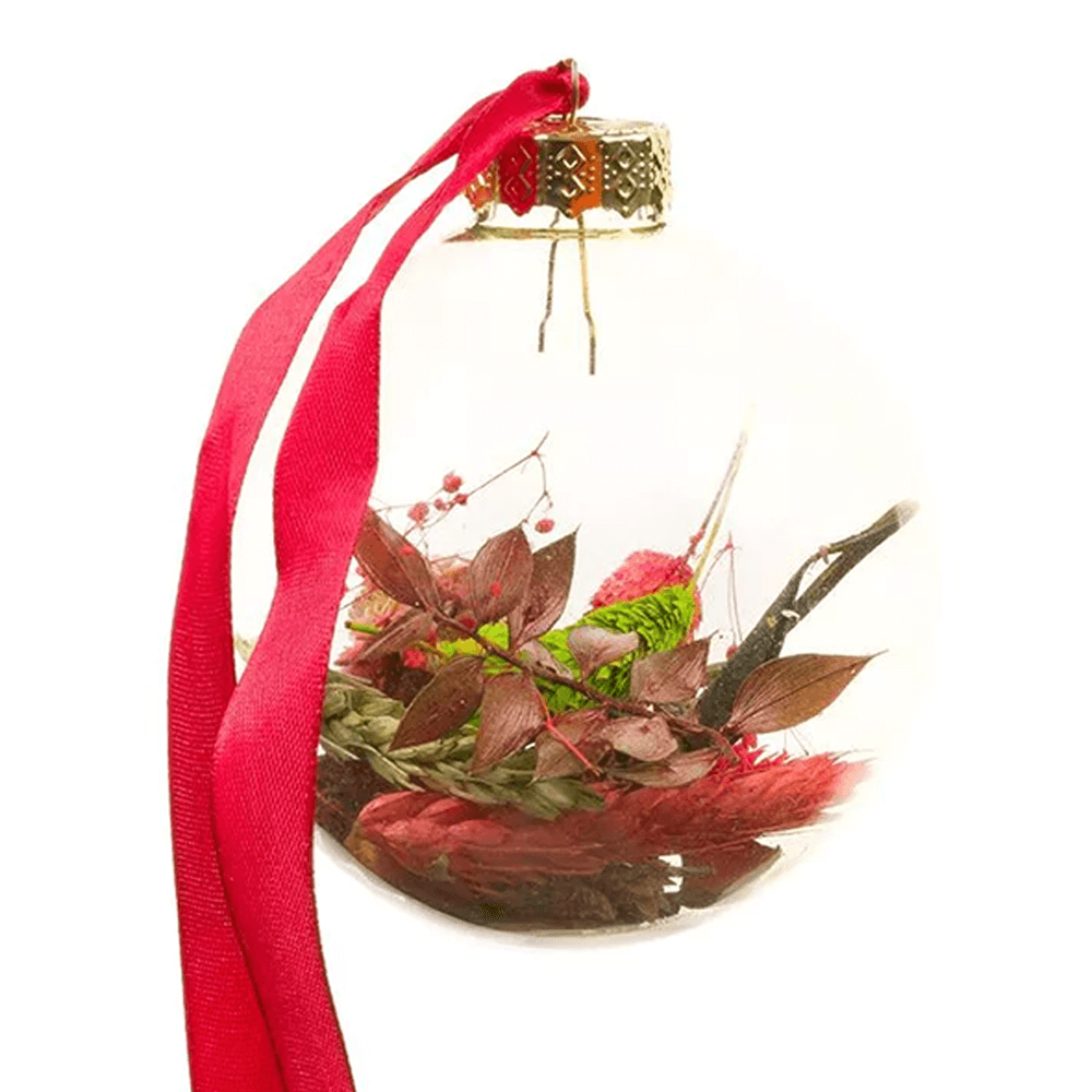 Sbam Design Pallina natalizia con fiori secchi Affare Del Giorno