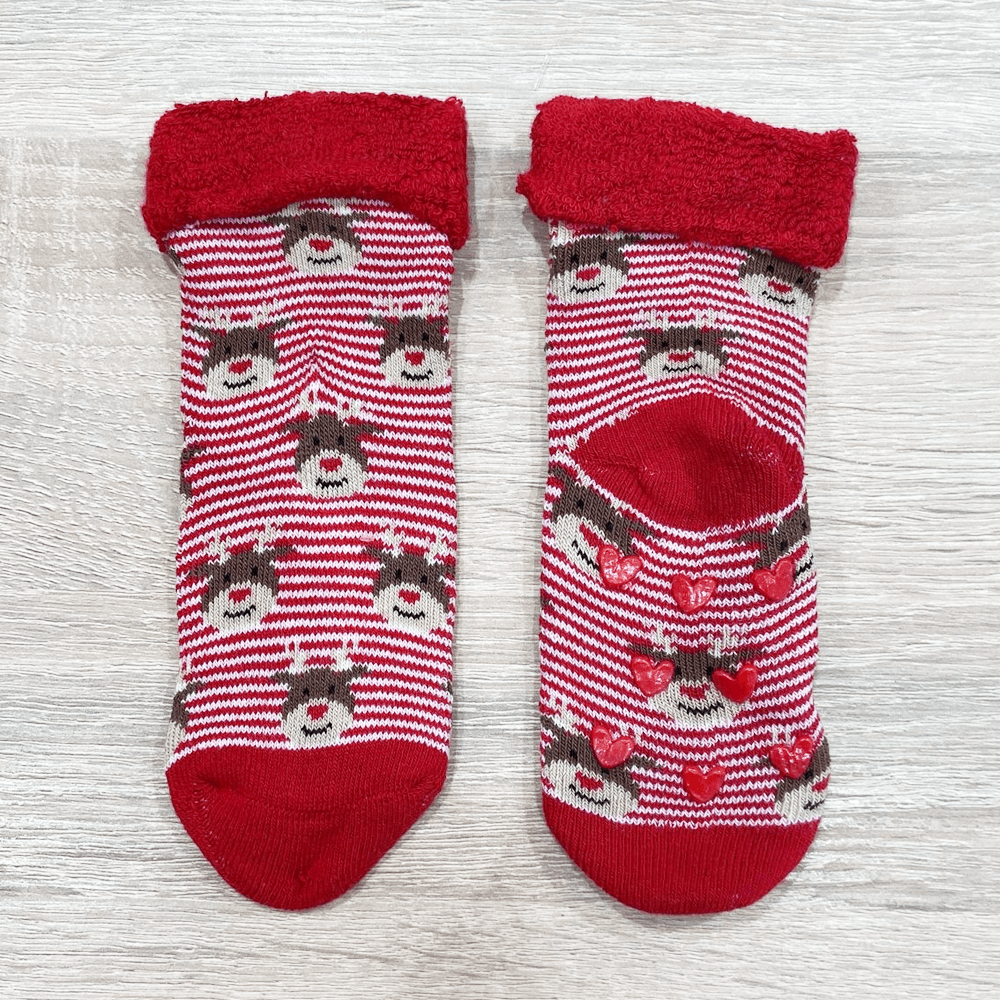 Sbam Design Box di 3 Calze antiscivolo in cotone baby – Christmas Sottocosto