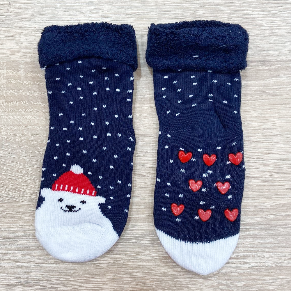 Sbam Design Box di 3 Calze antiscivolo in cotone baby – Christmas Sottocosto