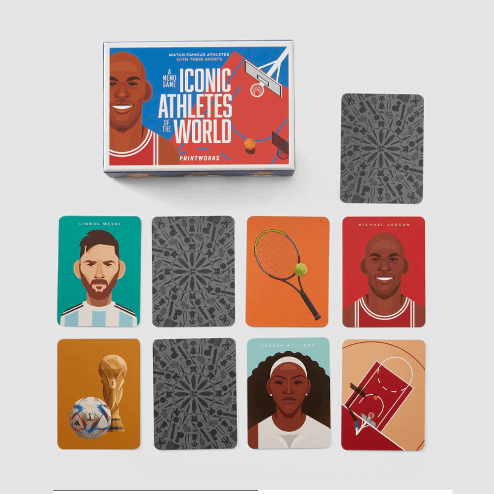 Sbam Design Memory game – Iconic Athletes Negozio