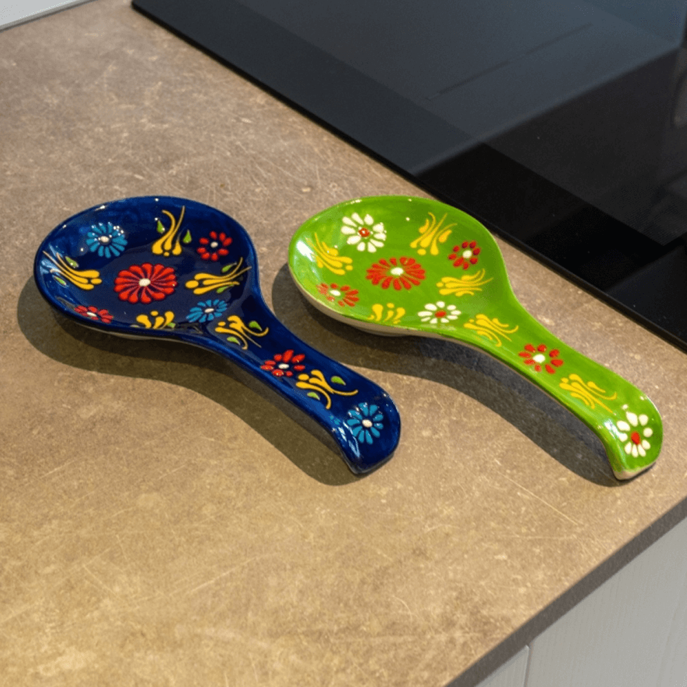 Sbam Design Poggiamestolo in ceramica decorato a mano Qualità Garantita