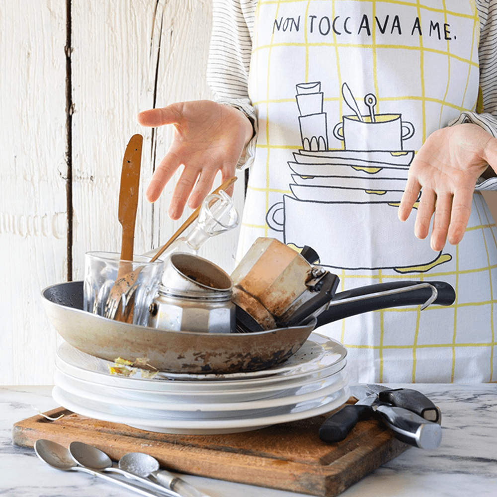 Sbam Design Grembiule in cotone “E comunque non toccava a me” Outlet