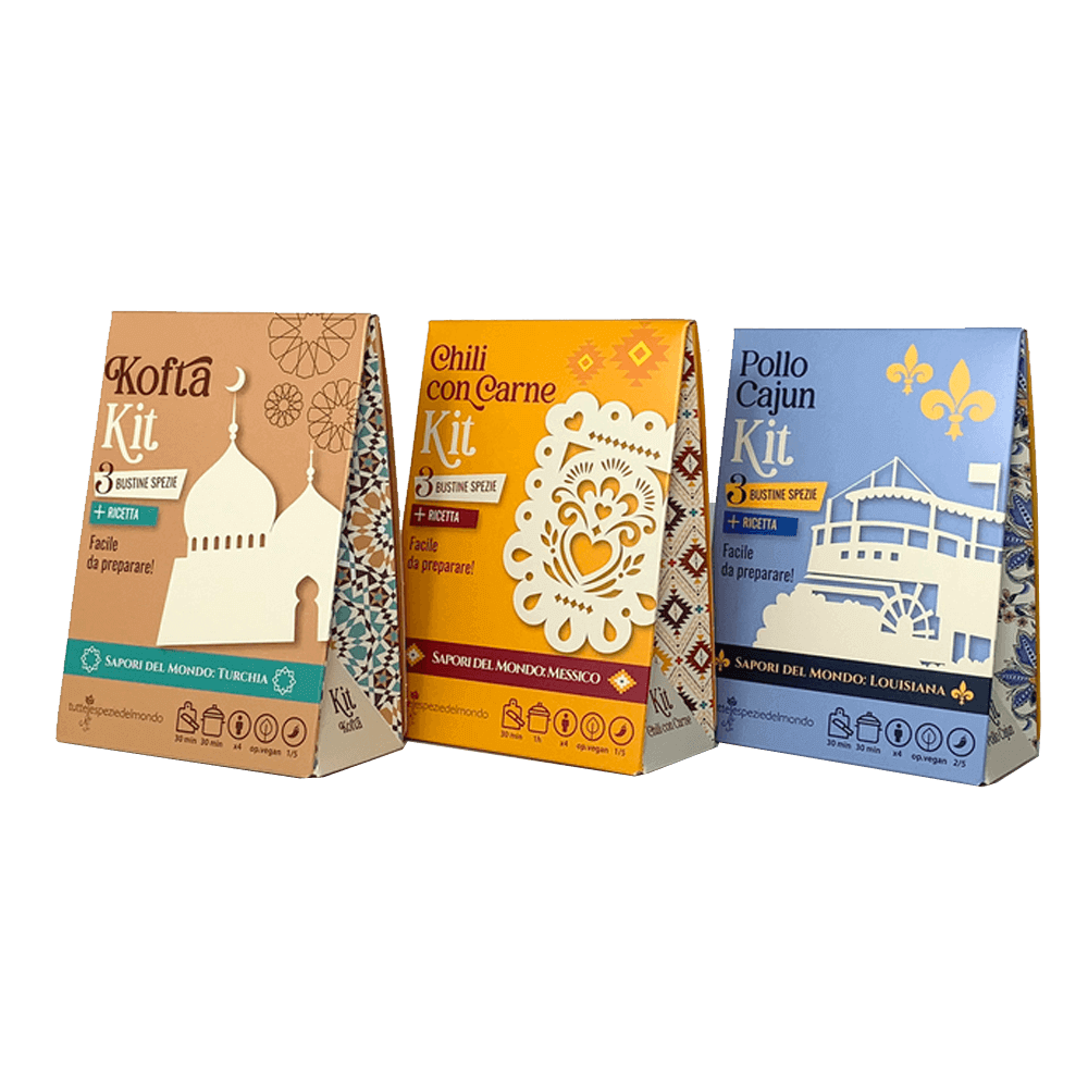Sbam Design Box di tre kit ricette verso le Indie Orientali 2025
