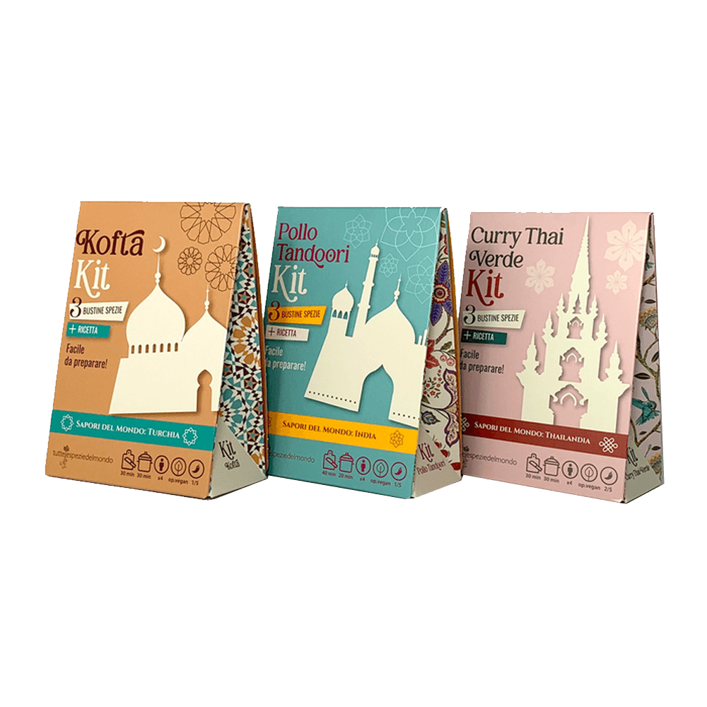 Sbam Design Box di tre kit ricette verso le Americhe Italy