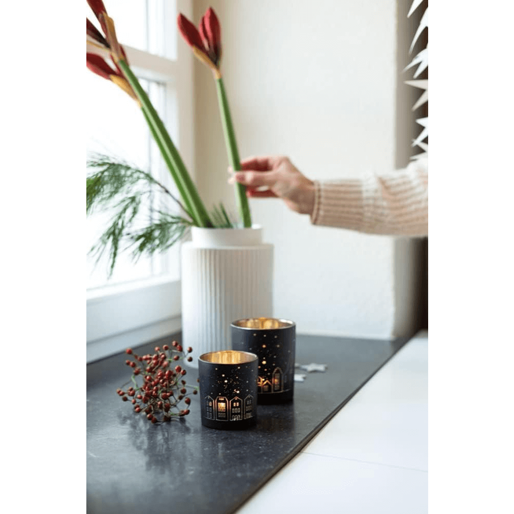 Sbam Design Porta candela in vetro – Case illuminate Soddisfazione Garantita