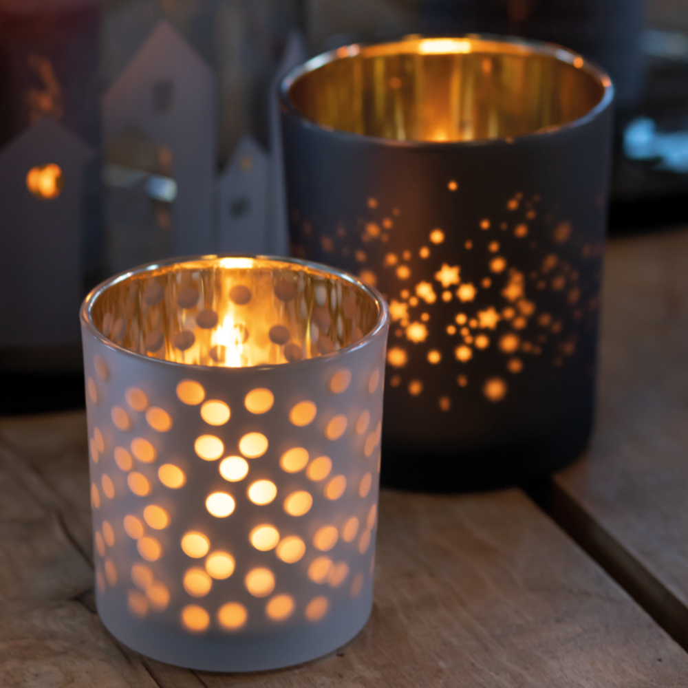 Sbam Design Porta candela in vetro – Stelle Negozi Online