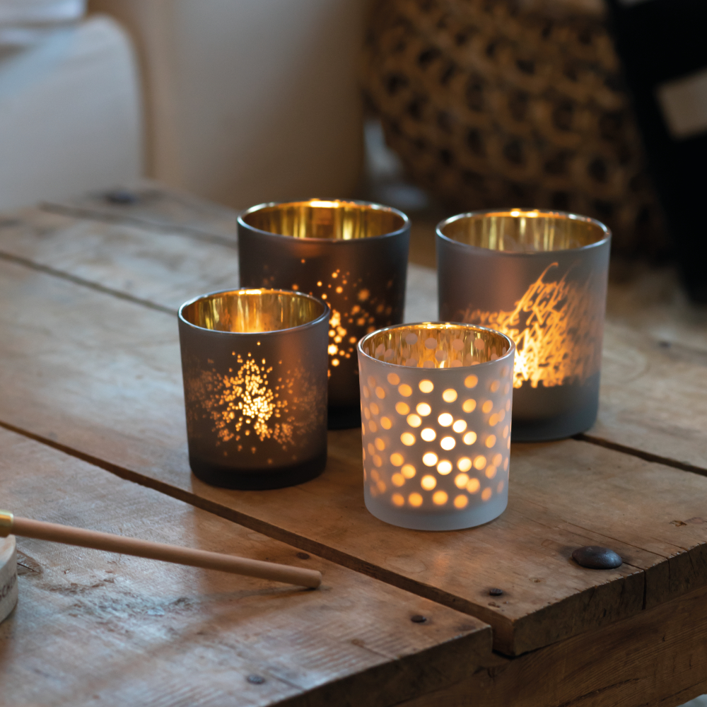 Sbam Design Porta candela in vetro – Stelle Negozi Online