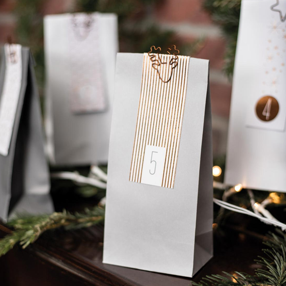 Sbam Design Set di 24 sacchettini calendario dell’ avvento Promozione Limitata