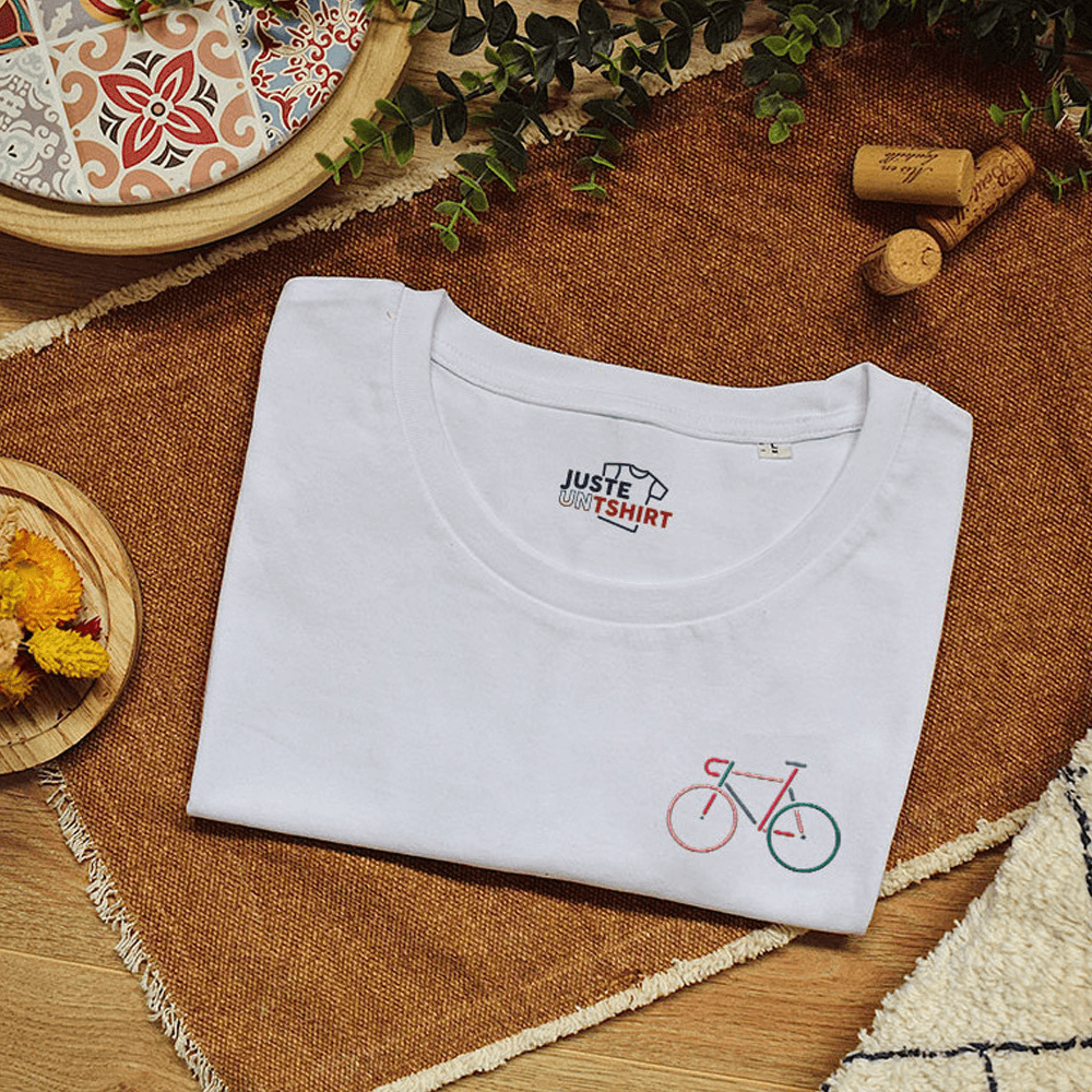 Sbam Design T-Shirt ricamata – bicicletta 2025