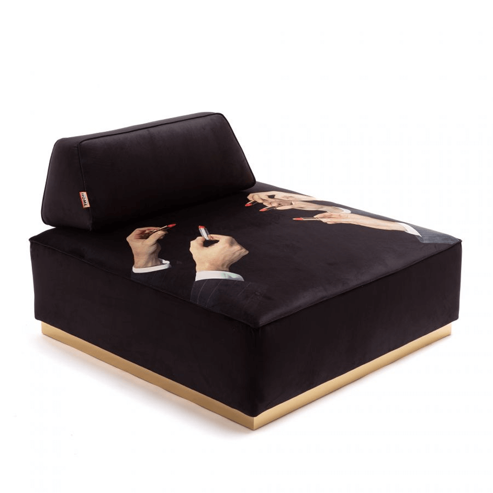 Sbam Design Pouf Toiletpaper – Lipstick Black Fino Al -60%