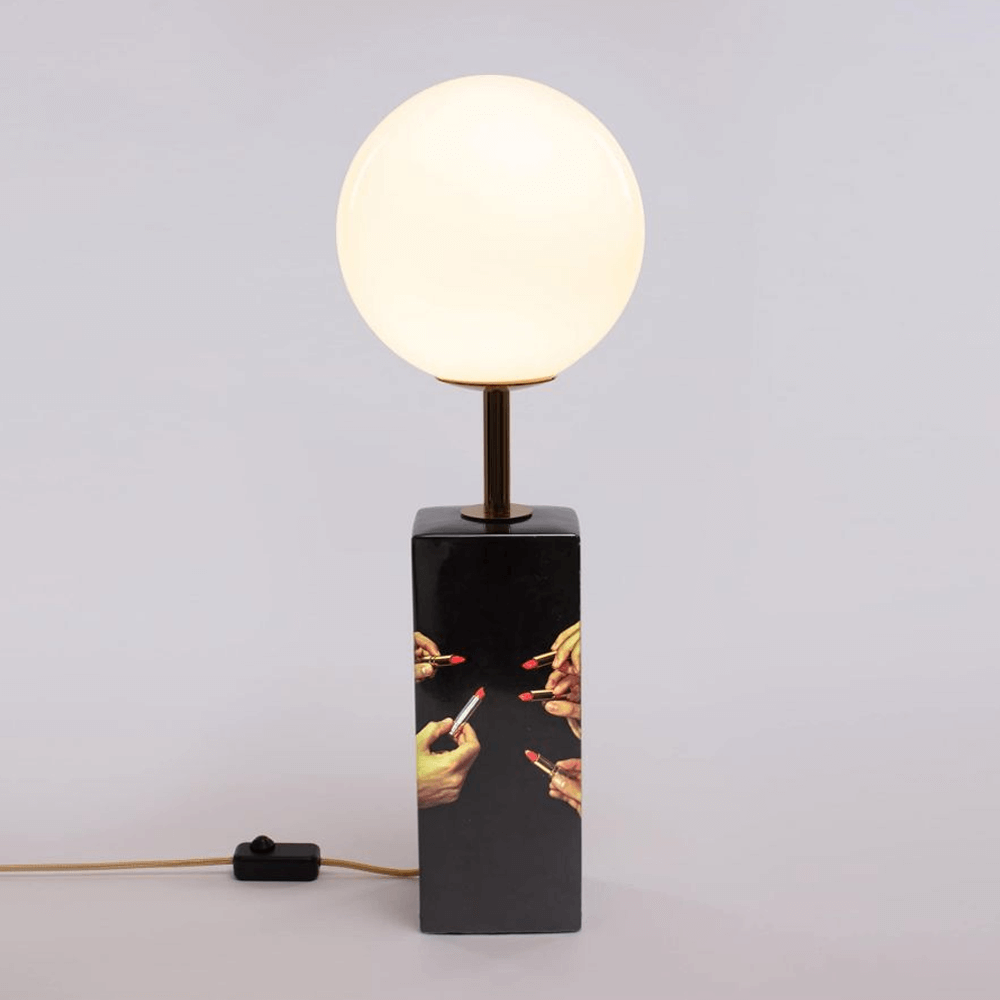 Sbam Design Lampada da tavolo Toiletpaper – Lipsticks Black Shopping Online