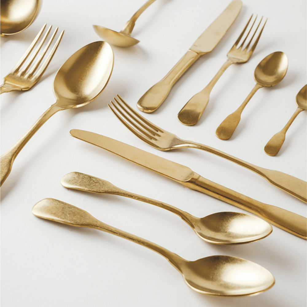 Sbam Design Posate Brick Lane – finitura gold Hotsell