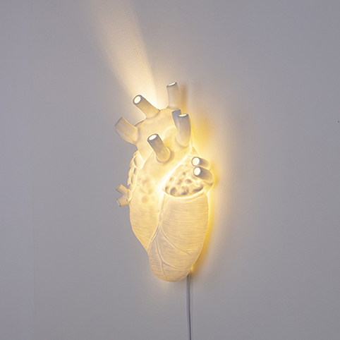 Sbam Design Lampada applique – Heart Lamp In Linea