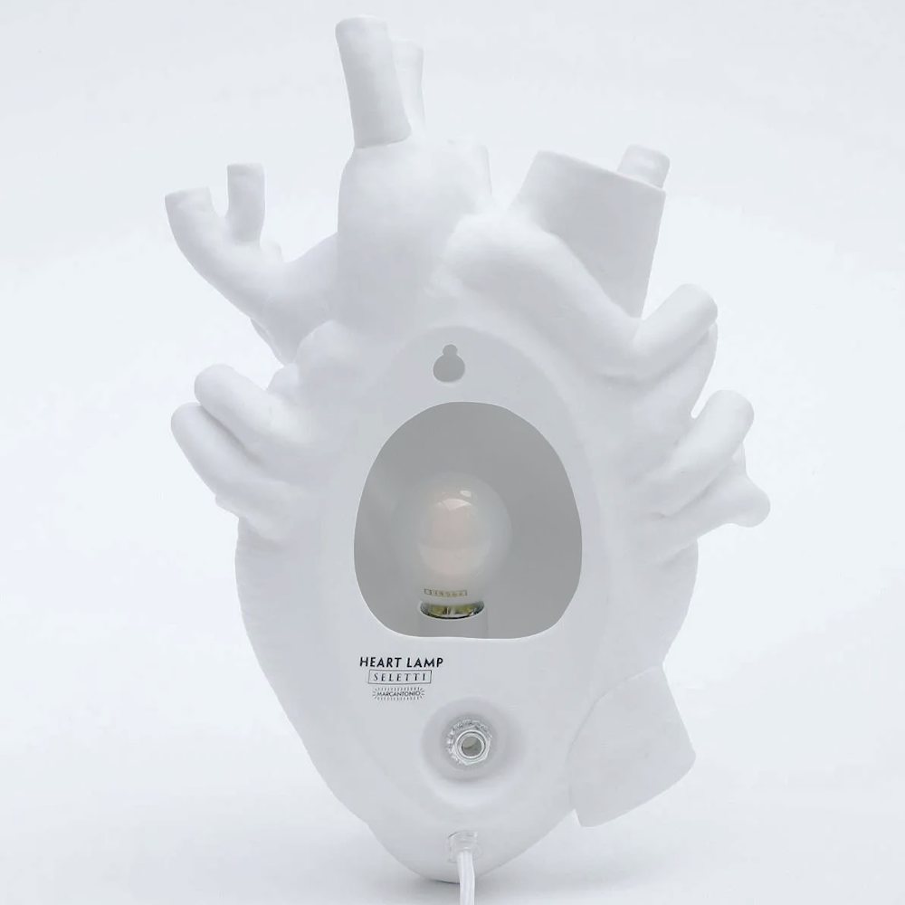 Sbam Design Lampada applique – Heart Lamp In Linea