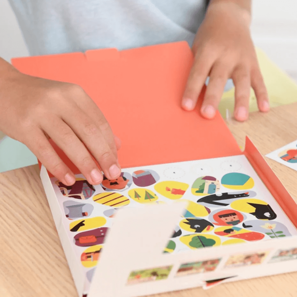 Sbam Design Cards con stickers – riccioli d’ oro e i tre orsi Spedizione Gratuita