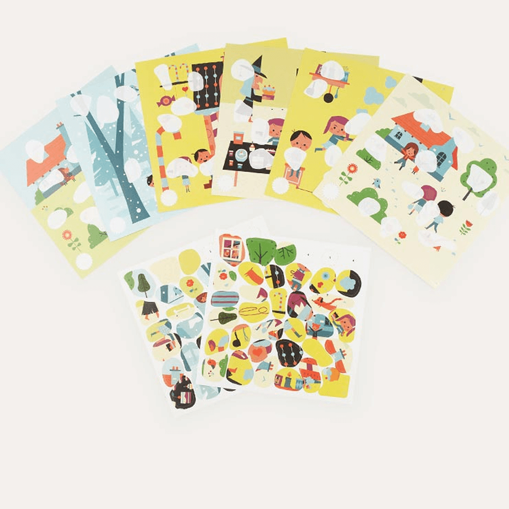 Sbam Design Cards con stickers – Hansel e Gretel Pezzi Unici