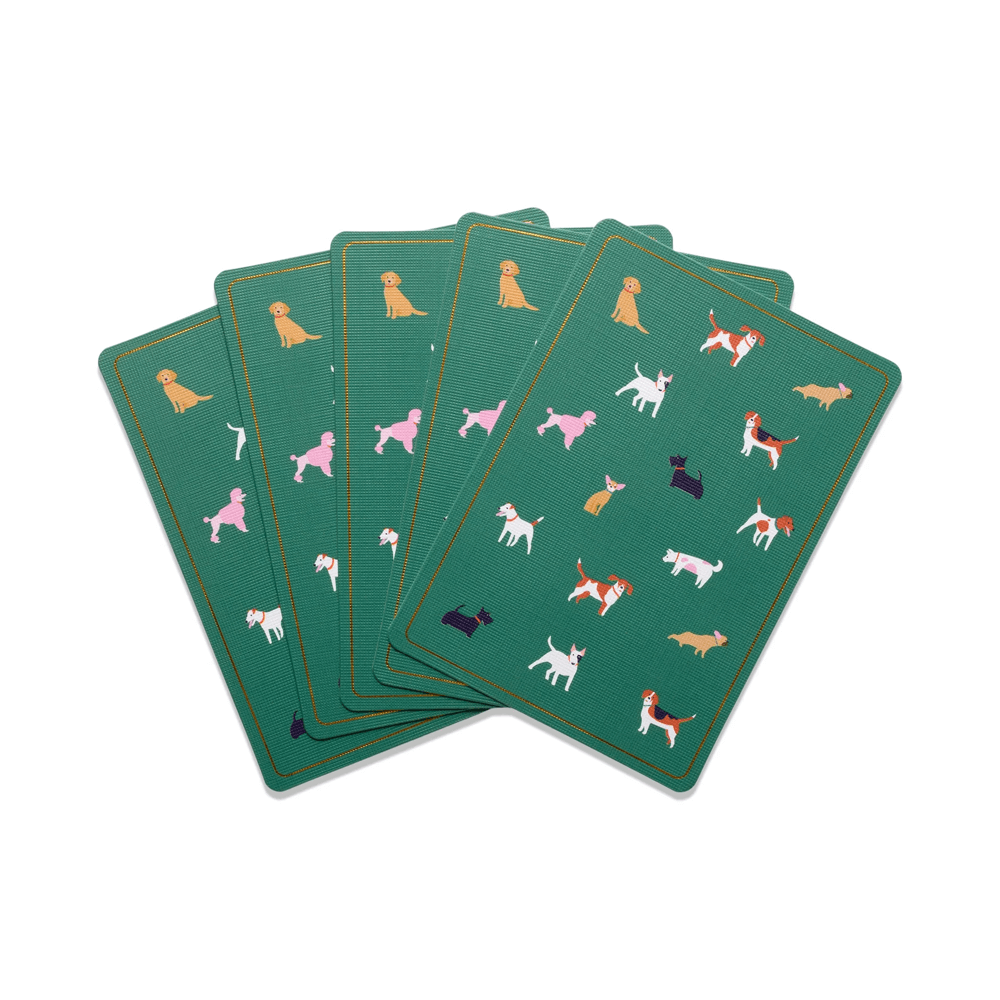 Sbam Design Carte da gioco con stampe di cani Vendita Economica
