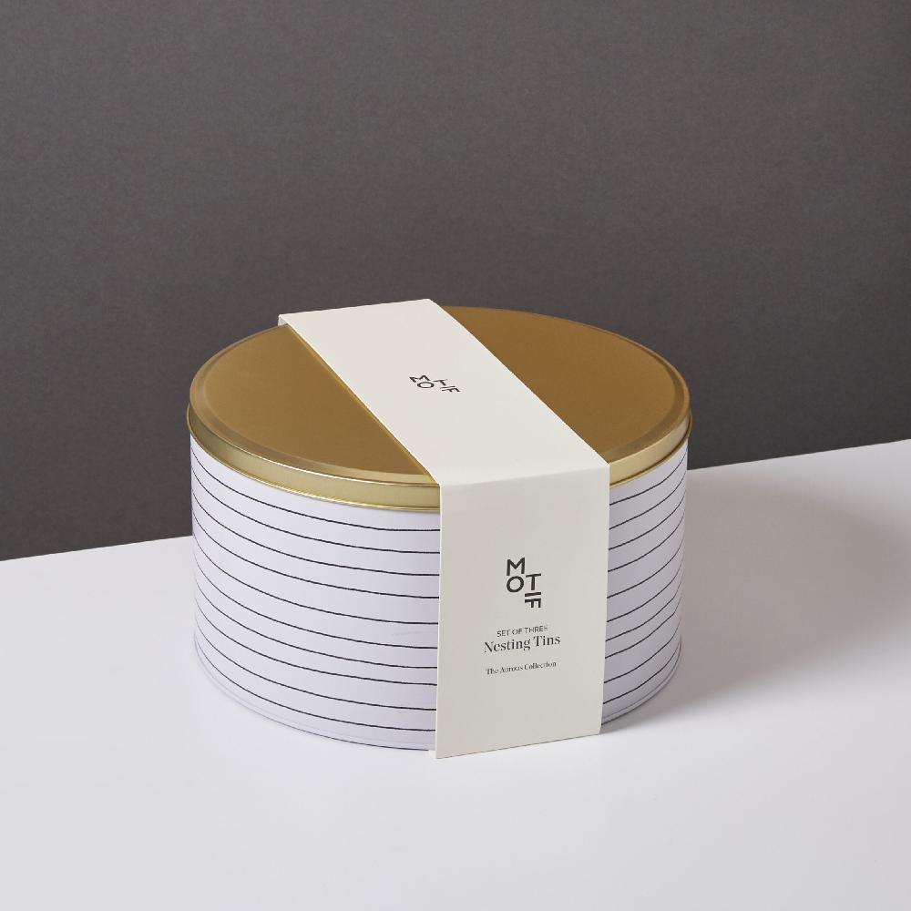 Sbam Design Set 3 scatole in latta – Aurorus Collection In Saldo