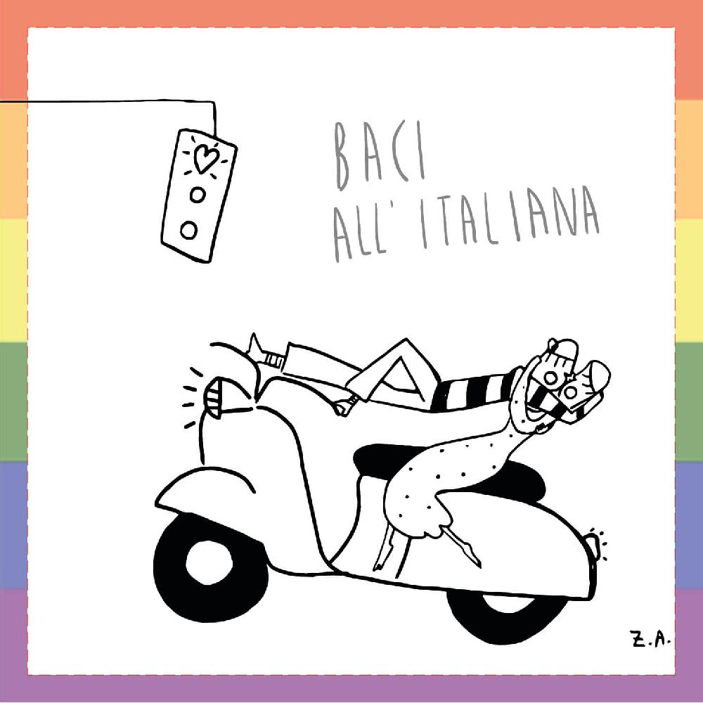 Sbam Design Vassoio Vespa – Baci all’italiana Italy