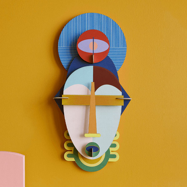 Sbam Design Sapa – maschera da montare in cartone Qualità