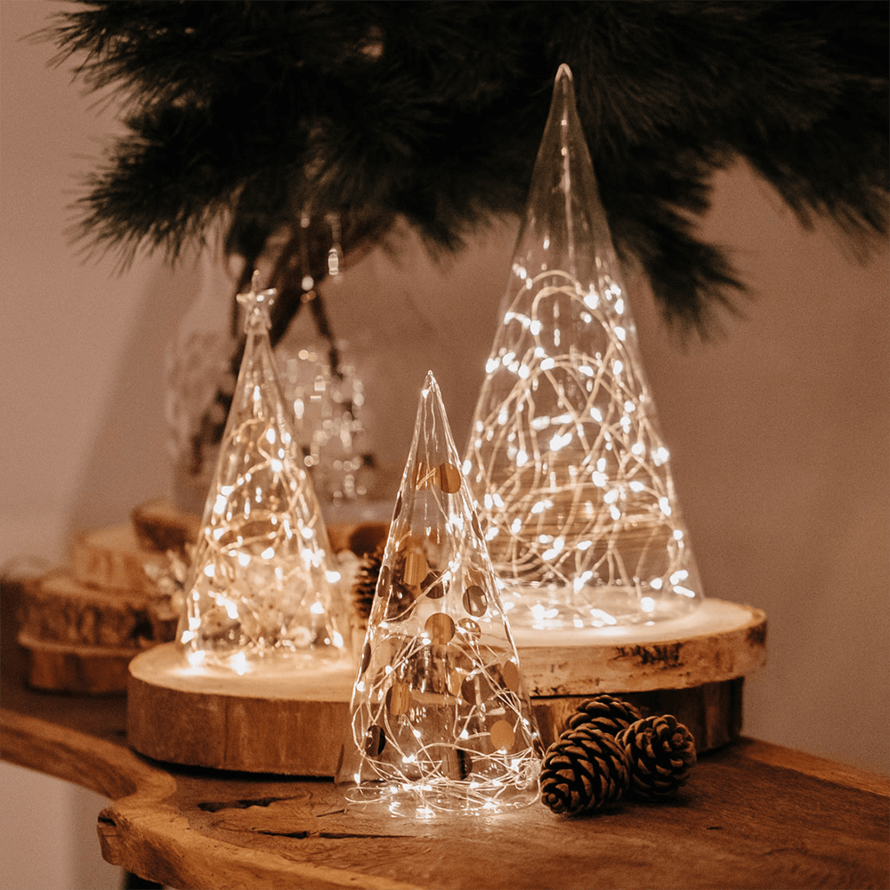 Sbam Design Decorazione Albero di Natale Pois con lucine Consegna Veloce