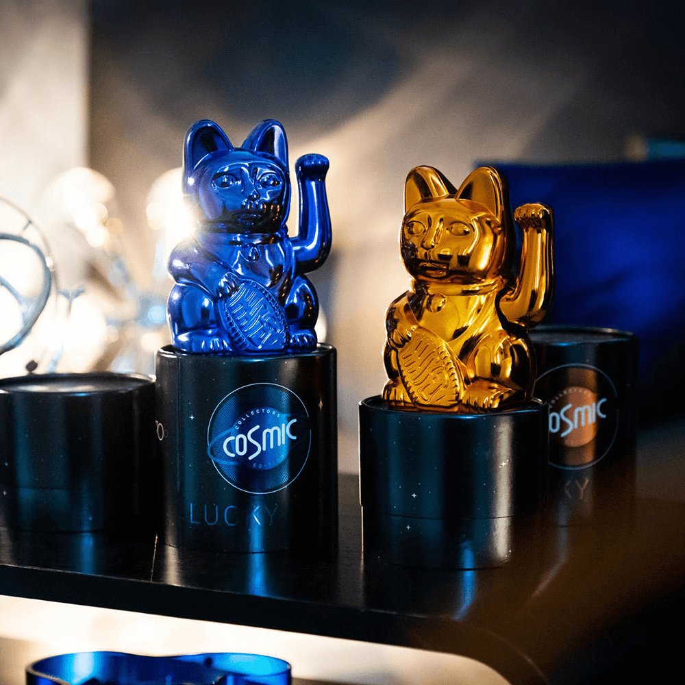Sbam Design Maneki Neko – Gatto della Fortuna – cromato Novità