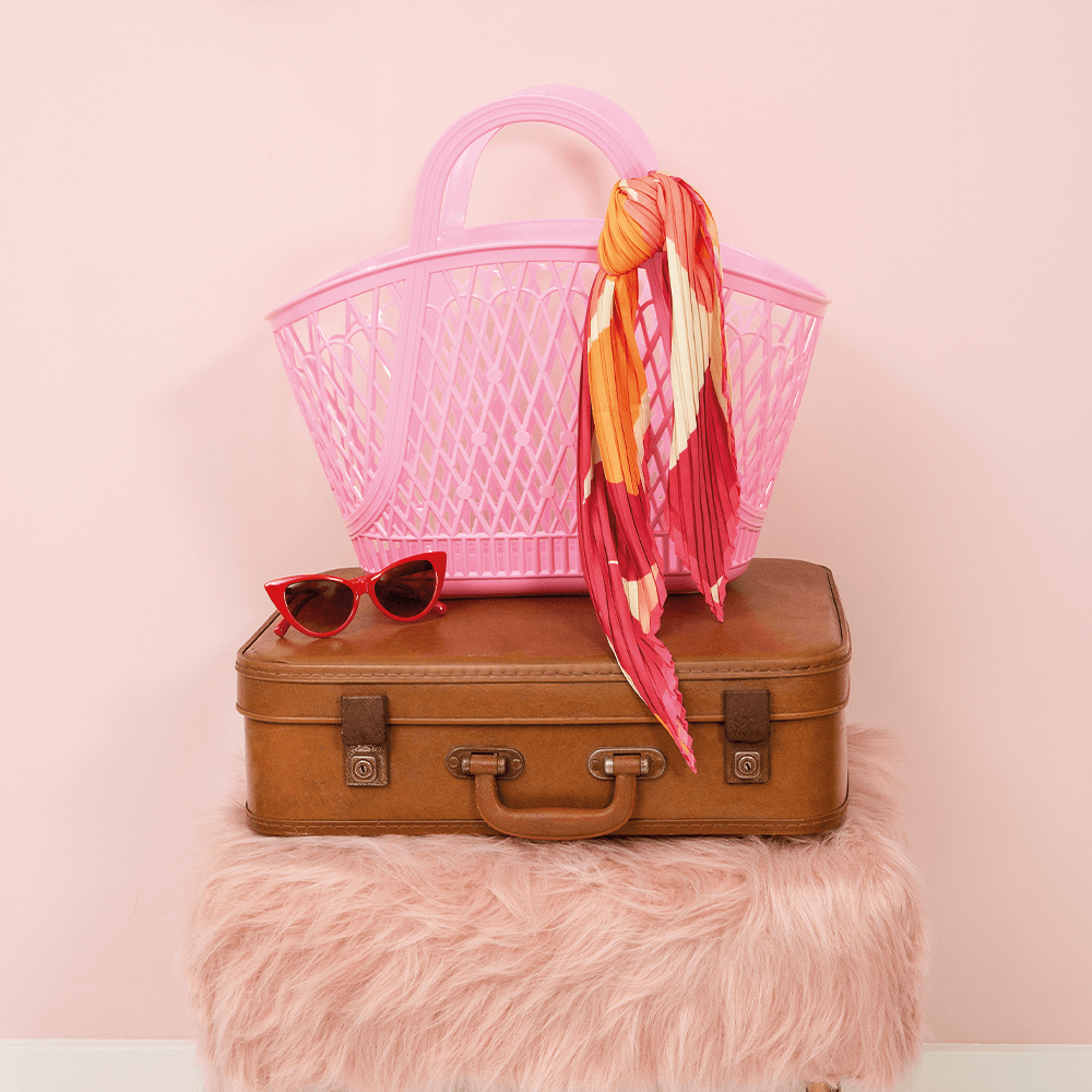 Sbam Design Borsa in plastica colorata – Betty Basket Presa