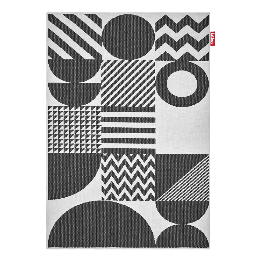Sbam Design Tappeto per esterni geometrico nero/bianco Offerta