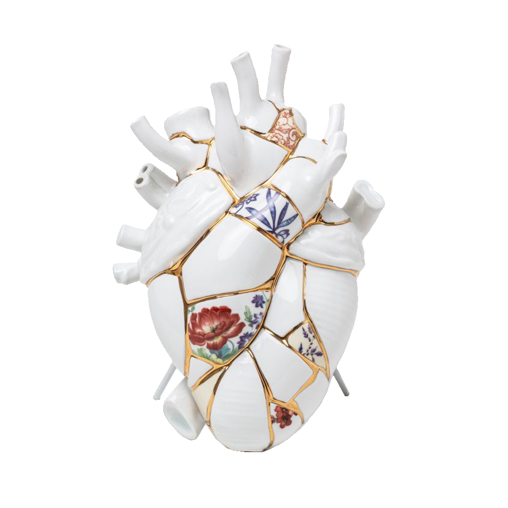 Sbam Design Vaso cuore – Love in bloom Kintsugi Vendita Calda