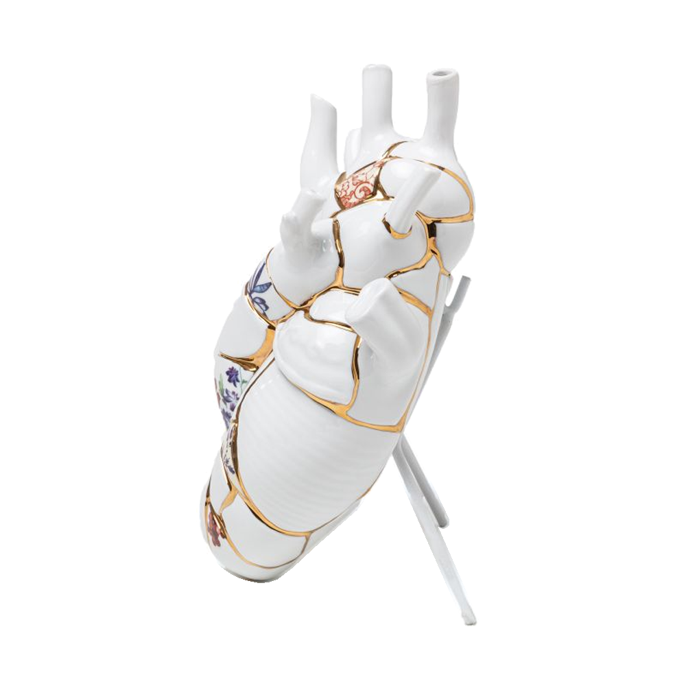 Sbam Design Vaso cuore – Love in bloom Kintsugi Vendita Calda