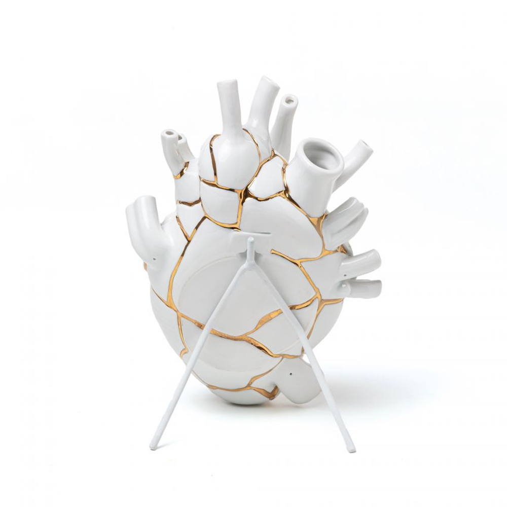 Sbam Design Vaso cuore – Love in bloom Kintsugi Vendita Calda