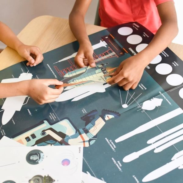 Sbam Design Poster con stickers – Astronomia Offerta per la Festa della Mamma