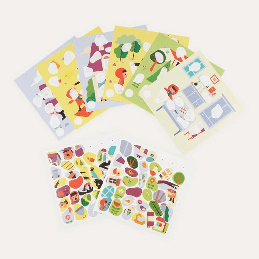 Sbam Design Cards con stickers – Cappuccetto rosso Offerta Giorno del Papà