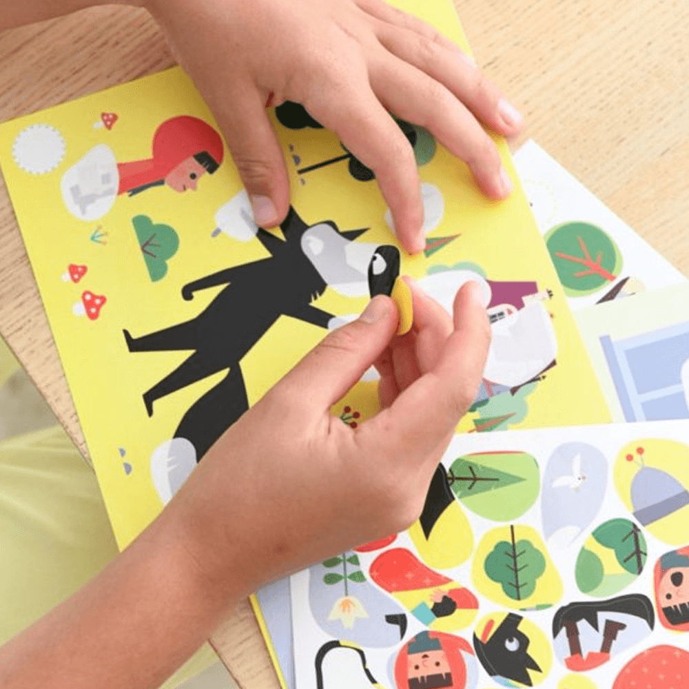 Sbam Design Cards con stickers – Cappuccetto rosso Offerta Giorno del Papà