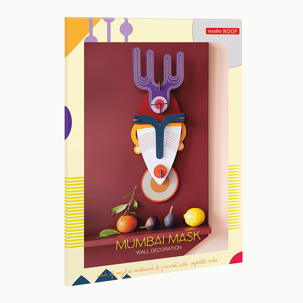 Sbam Design Mumbai mask – maschera da montare in cartone Offerta Anniversario