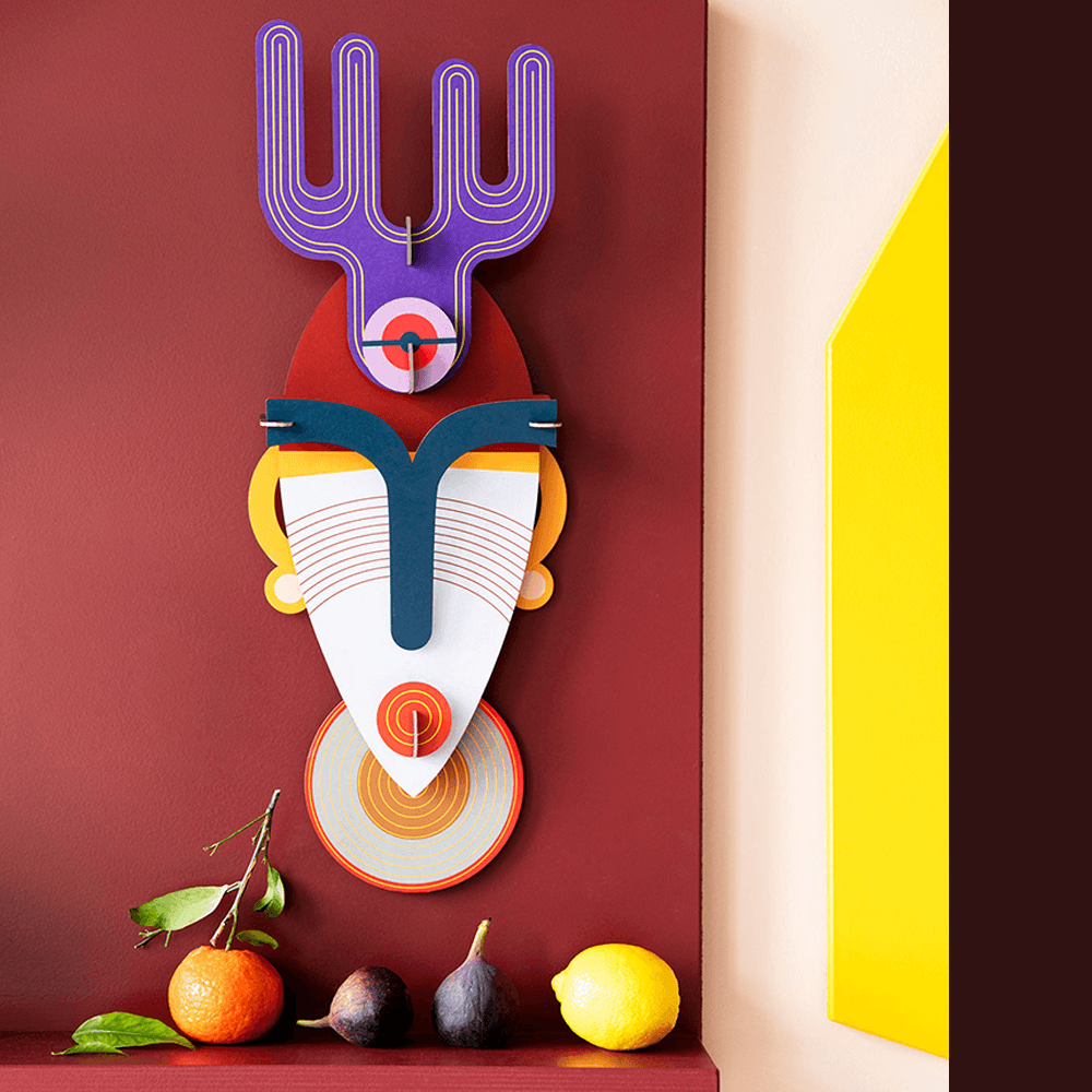 Sbam Design Mumbai mask – maschera da montare in cartone Offerta Anniversario