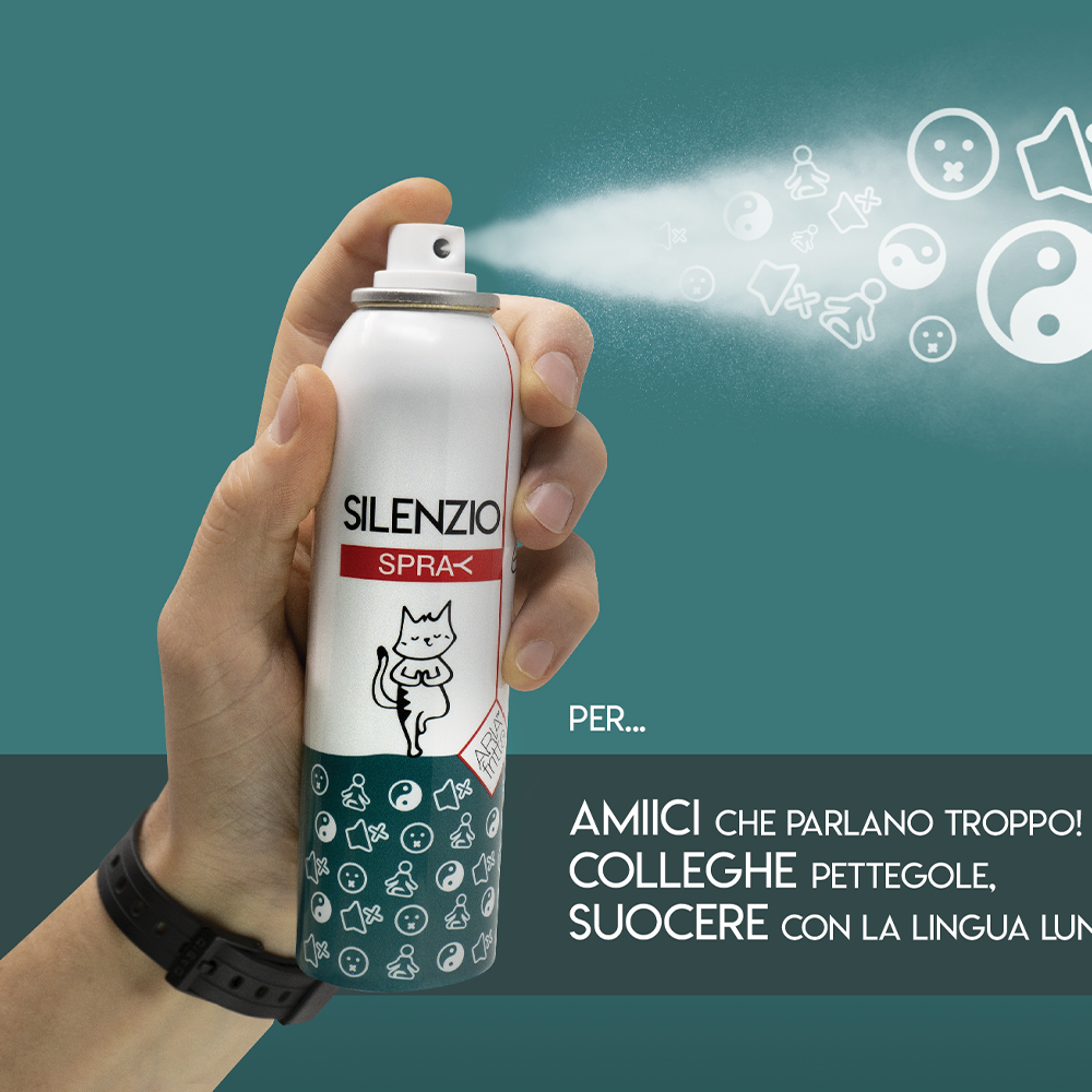 Sbam Design Silenzio – Aria Fritta Spray Ultimi due giorni