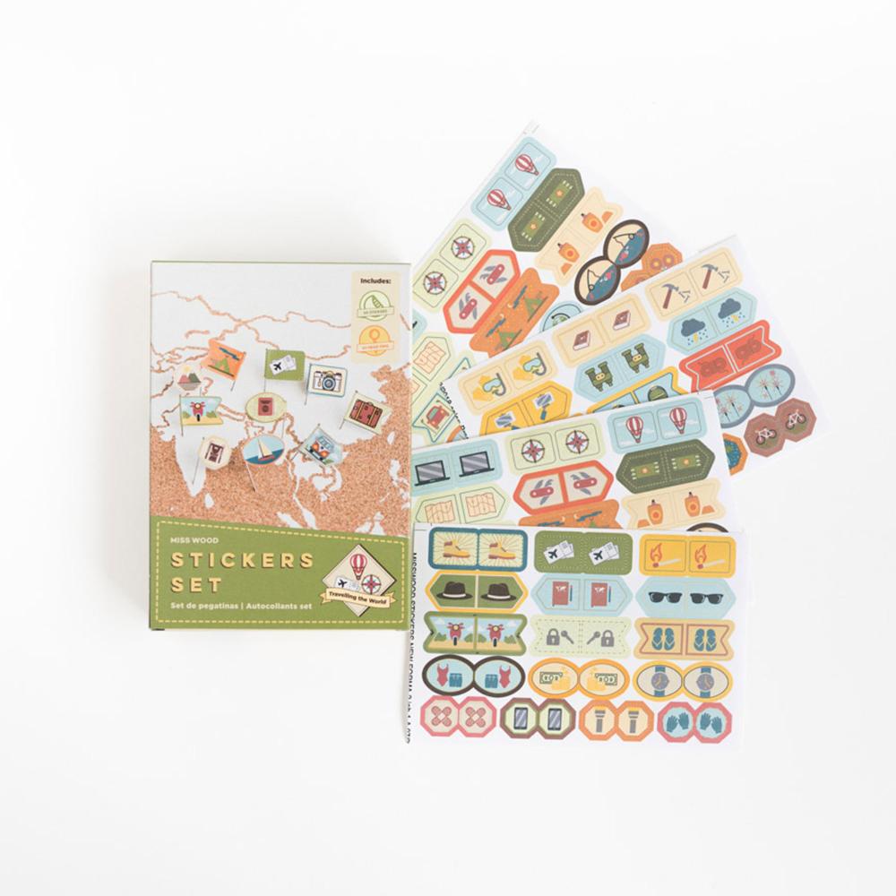 Sbam Design Stickers set per mappe – Viaggi Offerta speciale della fabbrica