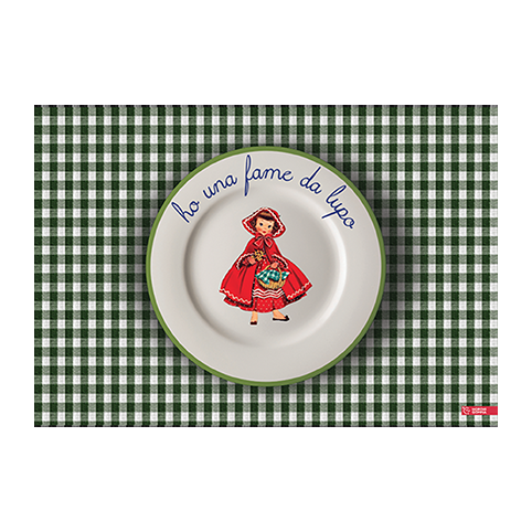 Sbam Design Tovaglietta Mangia e Impara – Verde Solo un giorno rimasto