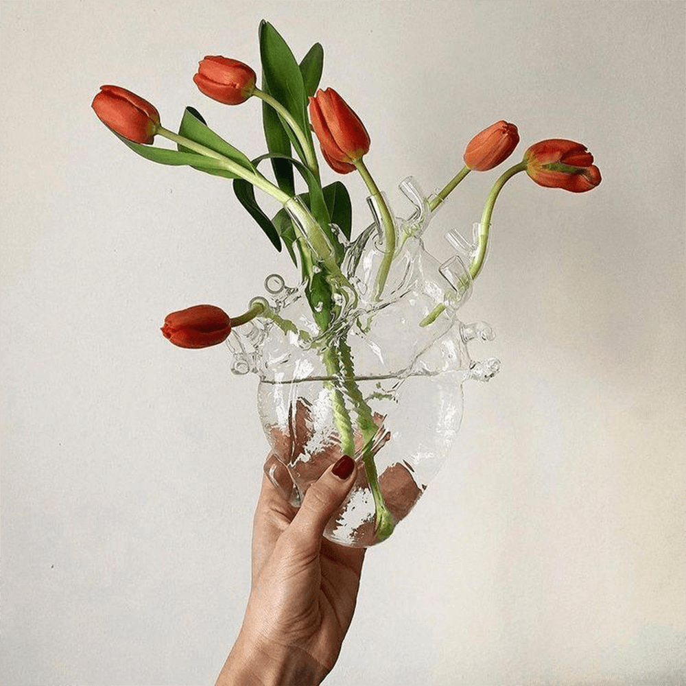 Sbam Design Vaso cuore – Love in bloom Glass Vendita