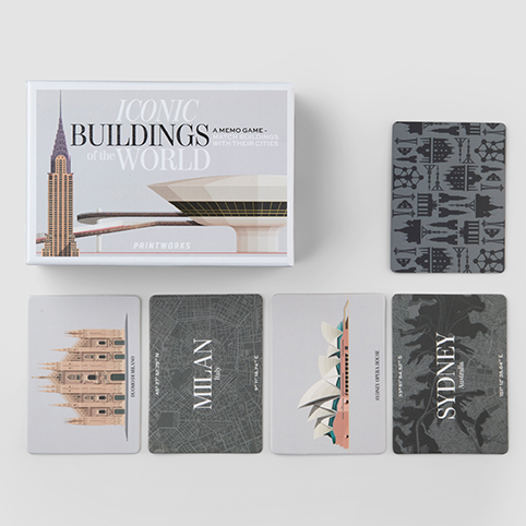 Sbam Design Memory game – Iconic Buildings Qualità Garantita
