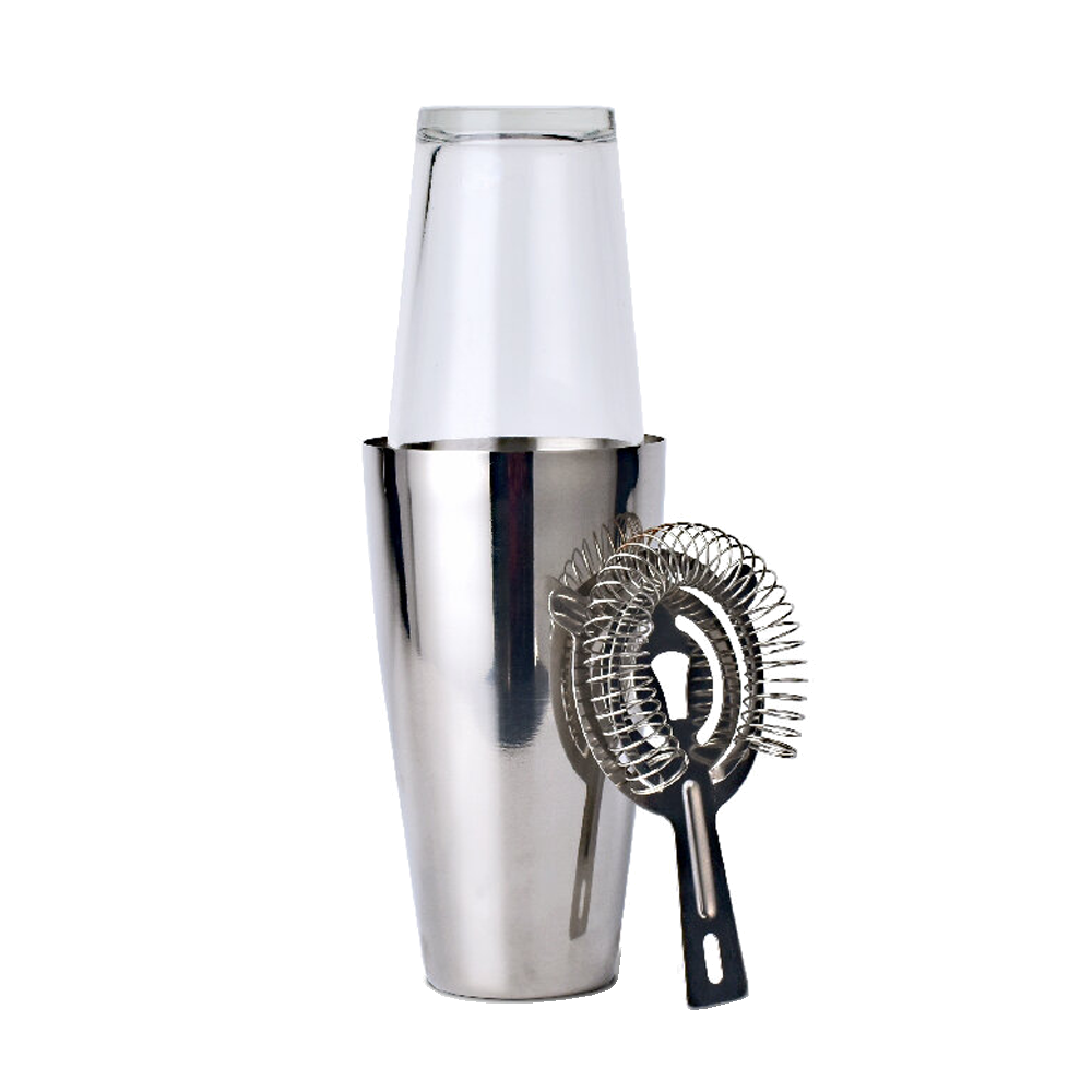 Sbam Design Shaker in acciaio e vetro Presa