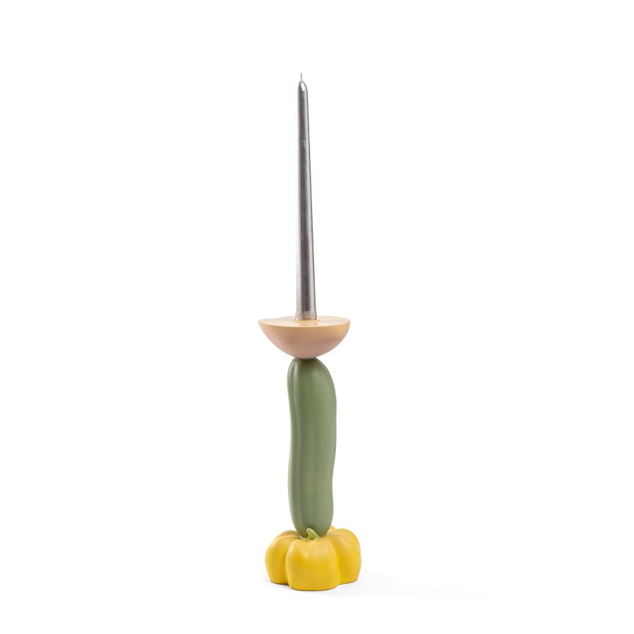Seletti Vitamin Cucumber Candlestick In Vendita